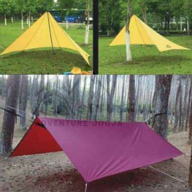 (COD) | Flysheet 3×4 flysheet penutup tenda Fly sheet fleysit tutup atap tenda