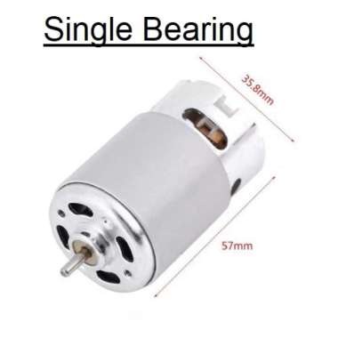 RS550 DINAMO DC 12 -24V MOTOR RS-550 DINAMO BOR CORDLESS Single Bearing