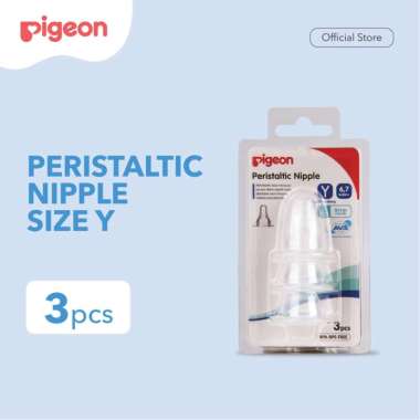 Pigeon Dot Peristaltic Slim Neck Size S, M, L, Y Isi 3 Pcs | Dot Bayi Size Y