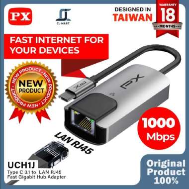 USB Type C 3.1 to Gigabit RJ45 LAN Adapter 1000 Mbps Macbook PX UCH1J
