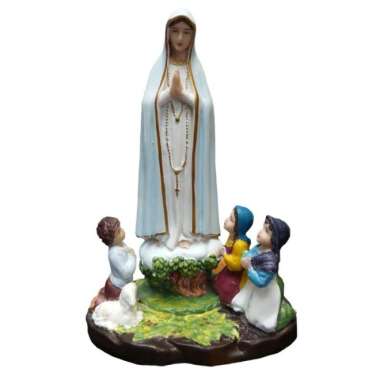 Patung Pajangan Bunda Maria dan Anak - Patung Rohani Bunda Maria Multicolor
