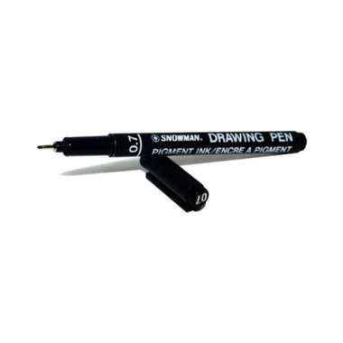 Pulpen Snowman Drawing Pen 0.3