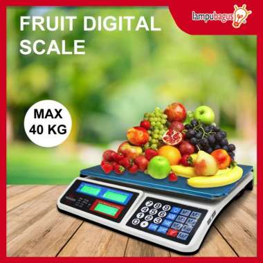 Timbangan Buah Digital 40 Kg Doble Display / Digital Computing Scale