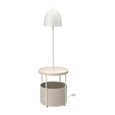 DSno Lampu Lantai Bentuk Meja Kecil Minimalis Veneer Kayu Birch 125cm