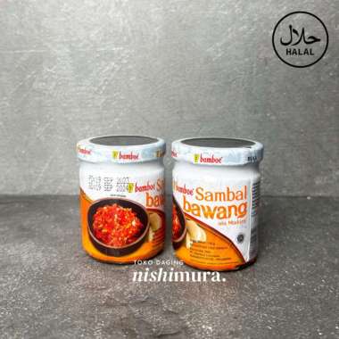 Sambel Bawang Terasi Ijo Botol by BAMBOE 100ml - Sambal Nusantara Nishimura Nishimurashop Sambal Baw