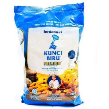 Tepung Terigu Kunci Biru - 1kg