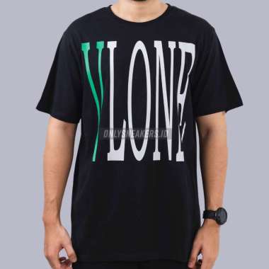 VLONE STAPLE CLASSIC GREEN BLACK TEE (100% AUTHENTIC) L