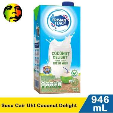 Promo Harga Frisian Flag Susu UHT Purefarm Coconut Delight 946 ml - Blibli
