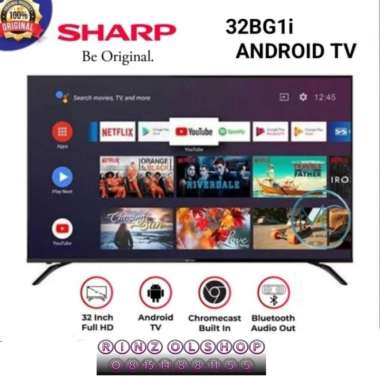 Terbaru Tv Led Sharp 32Bg1I Android Tv Usb Movie Hdmi 2T-C32Bg1I 32Bg1