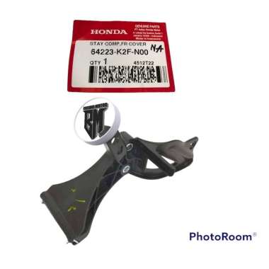 DUDUKAN COVER DEPAN SCOOPY PRESTIGE ORI HONDA 64223 K2F N00