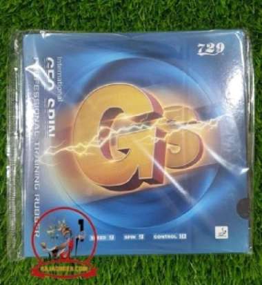 Karet Pingpong 729 Friendship Geo Spin isi 2 ORIGINAL karet 729 GS HITAM