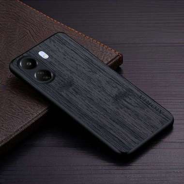 CASING XIAOMI REDMI 13C CASE REDMI 13C SOFTCASE WOOD PATTERN REDMI 13C HITAM