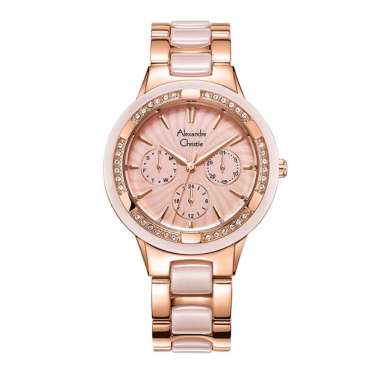 ALEXANDRE CHRISTIE AC 2299 ROSEGOLD PINK CERAMIC BFBRGLN