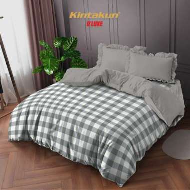 Kintakun Bed Cover Rumbai Set King 180 Aesthetic Dluxe Microfiber B2 Nuraga