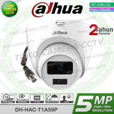 KAMERA CCTV INDOOR 5MP FULL COLOR DAHUA CAMERA BERWARNA HDCVI