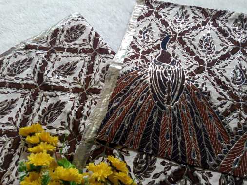 Jarik Sidomukti Kain Pengantin Merak Lesty Prada Silver Silver