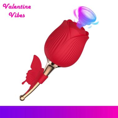 VALENTINE VIBES ROSE BUTTERFLY