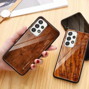Soft Case SAMSUNG A72 Case Serbuk kayu Original Case