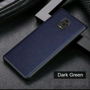 SOFT CASE XIAOMI REDMI NOTE 9 PRO CASING JEANS LEATHER ORIGINAL Biru