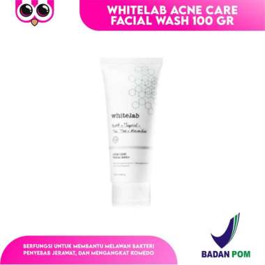 WHITELAB ACNE CARE FACIAL WASH 100 GR / SABUN WAJAH JERAWAT / FACE WASH