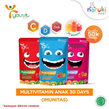 Youvit Series Multivitamin Dewasa Anak Omega Collagen Beauti Gummy Multivit Anak 30 Days