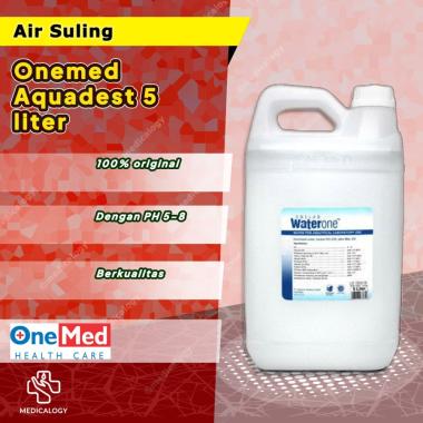 Water One Onemed Aquadest Kemasan 5 liter