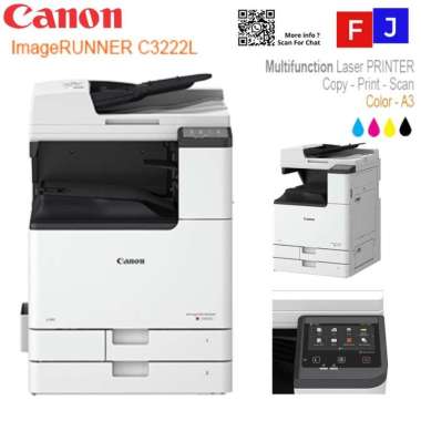 Mesin Fotocopy Warna Canon IR C3222L DADF Ukuran Kertas A3 A4 GARANSI TONER HIGH