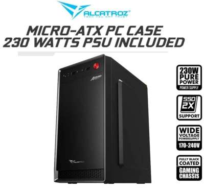 Alcatroz Azzura Neo 1 Micro-ATX PC Case Merah