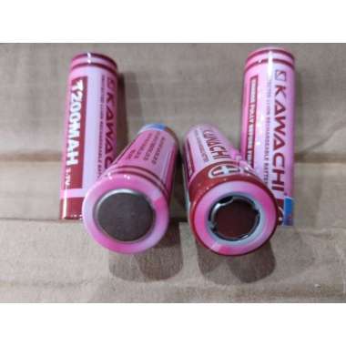 BATERAI LITHIUM KAWACHI 1200MAH TANPA TOPI