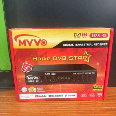 Myvo Star 02 Set Top Box STB TV Analog Ke Digital DVB-T2