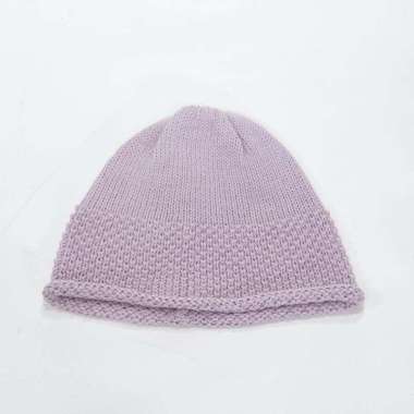 hat (topi rajut / kupluk ) - Truffle Dusty Pink-3y