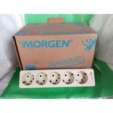 STOP KONTAK ARDE 5 LUBANG MEREK MORGEN