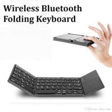 Wireless Bluetooth Foldable Keyboard Touchpad Lipat 3 Multicolor
