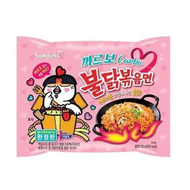 Promo Harga Samyang Hot Chicken Ramen Carbonara 130 gr - Blibli