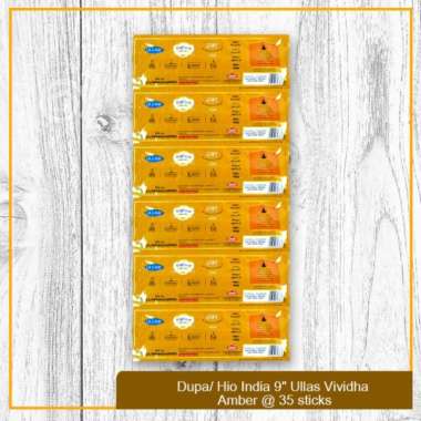 Dupa/Hio Harum/Wangi India Ullas Pouch Vividha Amber @35 sticks isi 6