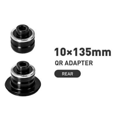 TUTUP PENUTUP HUB SEPEDA MTB / HYBRID QR ADAPTER BELAKANG (SEPASANG)