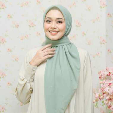 Lozy Hijab - Viona Paris Square (Hijab Paris Segiempat Swarovski) Sage