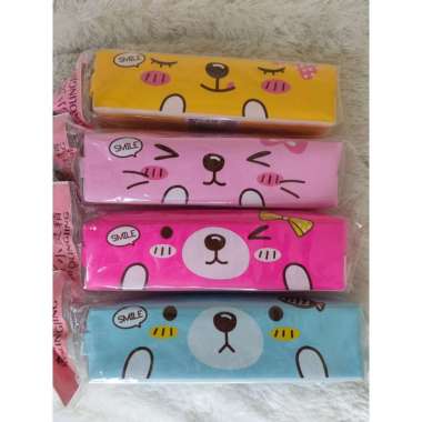 Tempat Pensil Fancy Kain Resleting Lucu BD 192-20