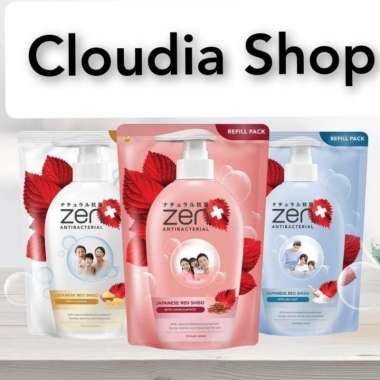 Zen Antibacterial Sabun Cair Refill 450ml 450ml - Sulphur