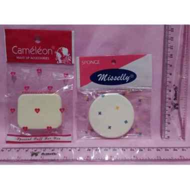 Sponge Busa Spon Bedak Pupur Bulat Persegi Panjang Bagus Murah READY STOCK Persegi Panjang
