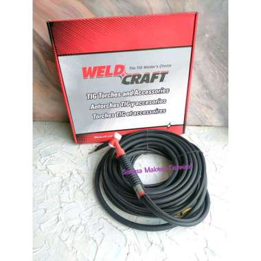 WELDCRAFT WP-17V Tig Torch Stang Tang Las Argon Putar WP17V