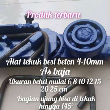 alat tekuk besi 4-10mm , alat penekuk besi manual , alat pembuat behel manual , alat bending besi