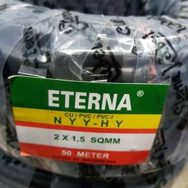 KABEL ETERNA 2X1.5 50M NYYHY Kabel Eterna NYYHY 2x1,5 1Roll 50 meter