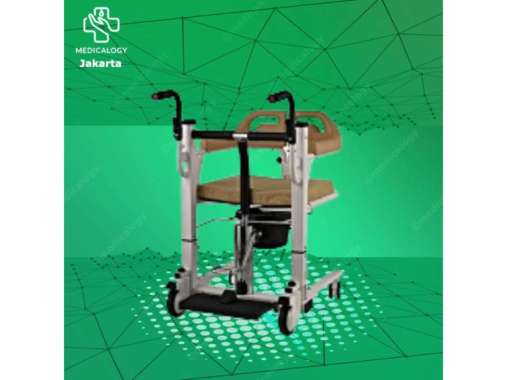 COMMODE CHAIR DELUXE HIDROLIK DH01118 KURSI RODA TRANSFER PASIEN