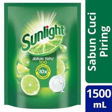 Promo Harga Sunlight Pencuci Piring Jeruk Nipis 100 1600 ml - Blibli