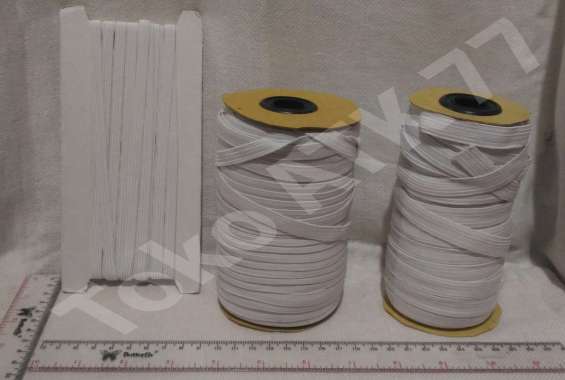 Karet Celana Kolor Putih 1m 1 meter ukuran tipis kecil 7,5mm READY STOCK