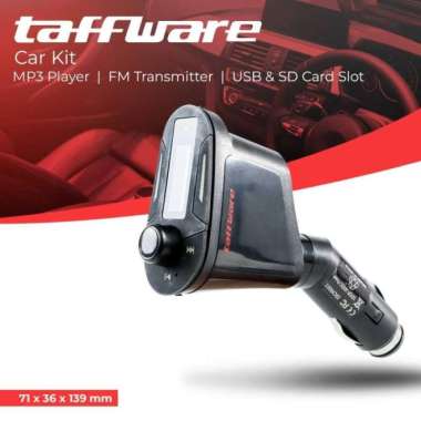 Taffware Car Kit MP3 Player FM Transmitter USB SD Card Slot - FM-618