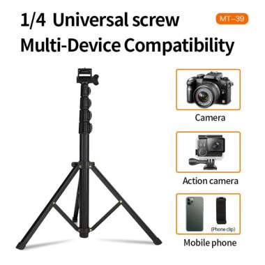 Jmary MT-39 Selfie Stick Strip Tripod Monopod Lighting Lampu HP Kamera