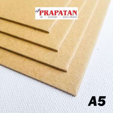 Karton board / Karton coklat A5 (isi 6 lembar)