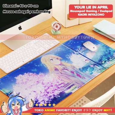 Mousepad Anime Gaming Deskpad Anime Your Lie In April : Kaori Miyazono